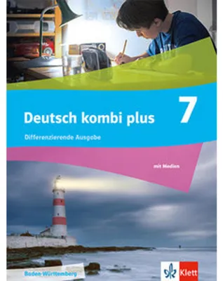 Produktbild von Deutsch kombi plus 7. Schulbuch mit Medien Klasse 7. Differenzierende Ausgabe Baden-Württemberg