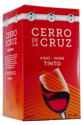 Produktbild von Cerro de la Cruz Vino Tinto Rotwein -trocken- 10L BIB