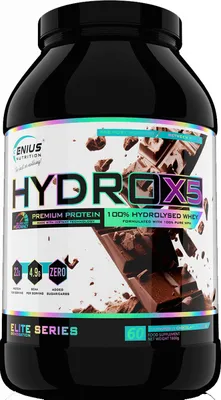 Produktbild von Genius Nutrition Hydro-X5 (1800g) Chocolate - Eiweiße - Hydrolysiertes Molkenprotein