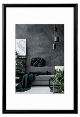 Produktbild von Aluminiumrahmen in Schwarz, 60 x 80 cm