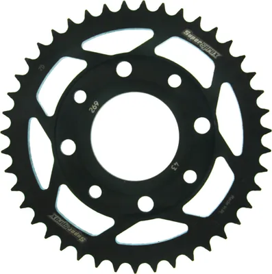 Produktbild von Stahl-Kettenrad Supersprox 428 - 43Z (schwarz) RFE-269:43-BLK|ID 58,0 LK 90,0 4-Loch/4-Loch
