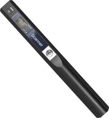Produktbild von Prenosný ručný nástenný bezdrôtový skener formátu A4 900DPI JPG / PDF LCD displej s ochrannou taškou pre obchodné dokumenty prijíma obrázky kníh【Čierna】