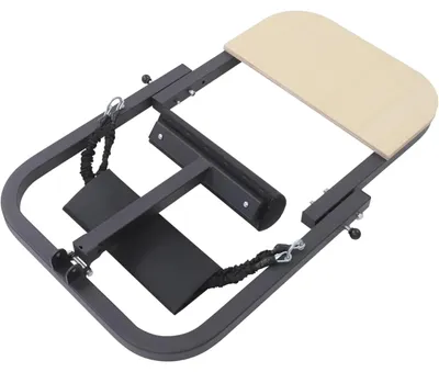 Immagine prodotto di Macchina per esercizi per glutei, con resistenza regolabile, capacità di carico massima di 150 kg, design pieghevole, imbottitura ad alta densità, piedini antiscivolo