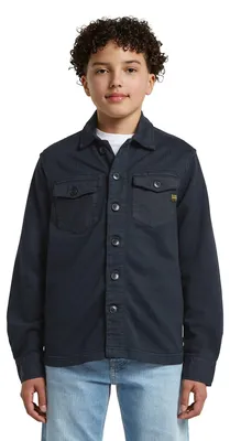 Productafbeelding van G-STAR jongensoverhemd, model Army, blauw (artikelnummer D29652-01-C742), maat 16
