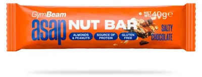 Zdjęcie produktu dla GymBeam – batonik orzechowy ASAP, 40 g, czekolada solona