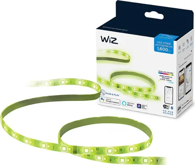 Zdjęcie produktu dla WiZ 8718699788162, Inteligentne światło paska, Wi-Fi, Biały, LED, Plastik, Niewymienialne źródło światła