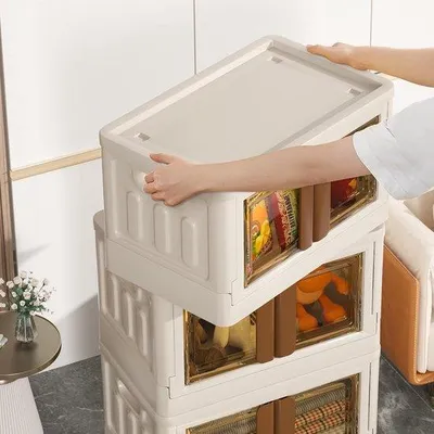 Produktbild von Famanu Aufbewahrungsbox mit Deckel, 32L, transparent, melkwit - 1 Stück
