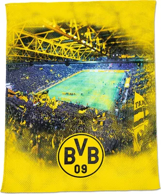 Produktbild von BVB-Fleecedecke mit Stadionprint 150x200cm