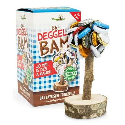 Produktbild von 🥨 Deckelbaum – bayrisch verpackt  | Originelles Geschenk aus Bayern  Ein Stück Bayern – liebevoll verpackt, mit Humor und Herz! - Biergeschenk