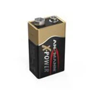 Produktbild von ANSMANN 9V Blockbatterie,1 Stück,Alkaline Block E