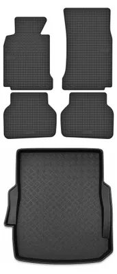 Obrázek produktu pro Gumové autokoberce SolidTread + vana kufru pro: BMW řada 5 E39 1996-2003 sedan 5 ks
