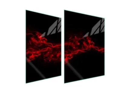 Produktbild von Glasschutzplatte Für Herd 70X52 Schwarz