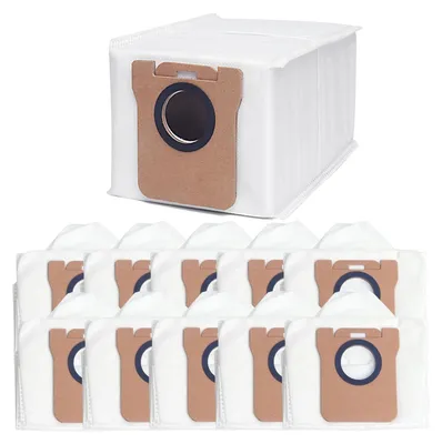 Produktbild von 10 Stück Staubsaugerbeutel für Xiaomi X10+ / X20+ & Dreame L10s Ultra, Dreame L10 Ultra, L20 Ultra, X40 Ultra Saugroboter, Staubbeutel Ersatz Beutel Zubehörset, 2,5L großer Kapazität