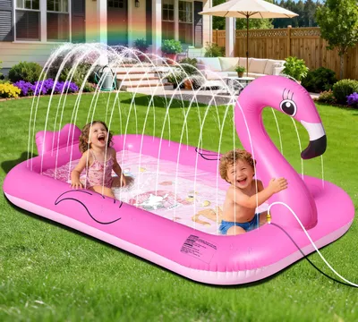 Zdjęcie produktu dla Mata do zabawy z wodą dla dzieci, w kształcie flaminga