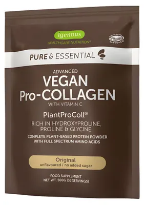 Image de Igennus Collagène en poudre végétalien avec vitamine C