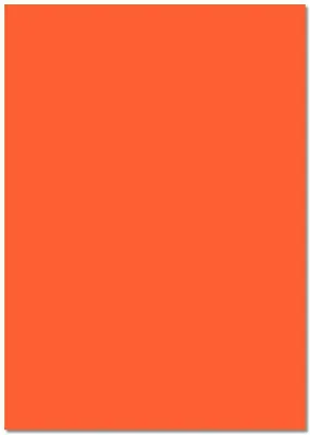 Productafbeelding van folia 6122/25/40, karton, (B)500 x (H)700 mm, 220 g/m², oranje