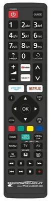 Produktbild von Panasonic 1722 Universalfernbedienung – Schwarz – Batteriebetrieben