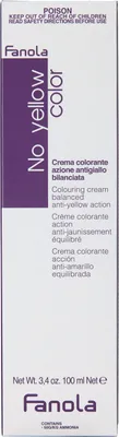 Produktbild von Fanola No Yellow Color Colouring Cream Professionelle permanente Haarfarbe 10 Ice 100 ml