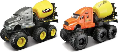 Produktbild von Maisto - Builder Zone Steinbruchmonster, Nutzfahrzeuge, Mischer