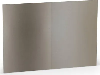 Obrázek produktu pro 100x RÖSSLER 164072411 Briefkarte Paperado, B6hd, 250g/m², šedá metalíza