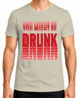 Imagen del producto de Camiseta para hombre con texto: "Quizás esté borracho", "Fiesta", "Bebiendo mucho", "Despedida de soltero", "Sarcasmo", color: natural, talla: XL