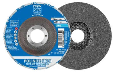 Produktbild von PFERD POLINOX discs PNER, 11,5 cm, 5 Stück(e)