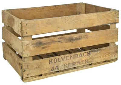 Produktbild von Obstkiste aus unbehandeltem Holz, 60 cm lang, 40 cm breit, 33 cm hoch, Altes Land
