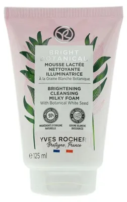 Obrázok produktu pre Yves Rocher, Bright Botanical, rozjasňujúce čistiace mlieko na tvár, 125 ml