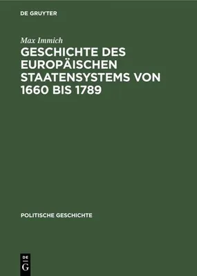 Produktbild von Geschichte des europäischen Staatensystems von 1660 bis 1789