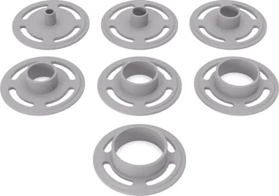 Image de PRIWAS jeu de bagues de copiage compatible avec fraises Makita | bagues de copiage compatibles avec défonceuses et affleureuses Makita – type A jeu 1
