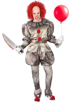 Zdjęcie produktu dla Kostium klauna z horroru, It, Pennywise, rozmiar XXL