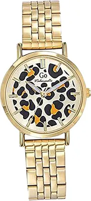 Image de Girl Only Femme Quartz Montre Mademoiselle Design Leo Print Or Bracelet en acier inoxydable D2UGO695635