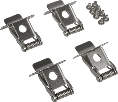 Produktbild von 4x Federklemmen Montage-Set für LED Panel Befestigungsclips Montageset Einbaukit Befestigungsmaterial
