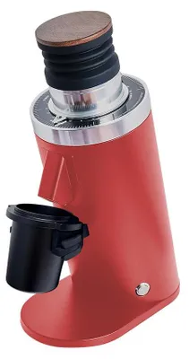 Produktbild von ROASTLY DF64 Kaffeemühle Gen 2 II V2.5, Berühmtes White Label, Elektrische Einzeldosis-Kaffeemühle, Nahezu Retentionsfrei (Rot)