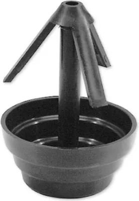 Produktbild von Mastkappe aus Kunststoff 42-60 mm, dreistufig, schwarz