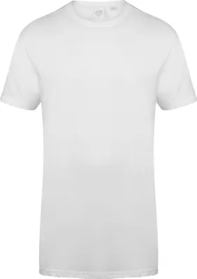 Produktbild von Skinnifit Herren Longline T-Shirt RW5293 (XL) (Weiß)