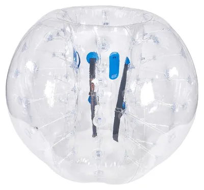 Image de VEVOR Bump Ball gonflable Bumper Bumper Ball 1 pc 1,5 m x 1,2 m, Balle de collision humaine, Balle de rebond en PVC pour les activités de plein air, Bumper Ball gonflable transparent