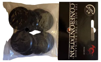 Produktbild von Confrontation Rackham - 8 Round Bases (30mm) CFAC01
