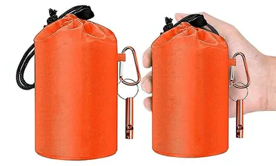 Immagine prodotto di Solidchoice - Set di 2 sacchi a pelo - Sacchi a pelo impermeabili per campeggio e situazioni di emergenza