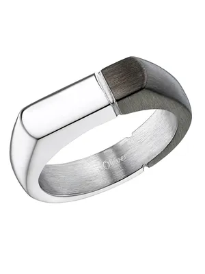 Produktbild von s.Oliver Ring für Herren aus Edelstahl, bicolor