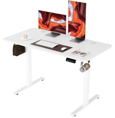 Obrázok produktu pre Elektrický stojací stôl 120x60 cm – výškovo nastaviteľný stôl s pamäťovou funkciou