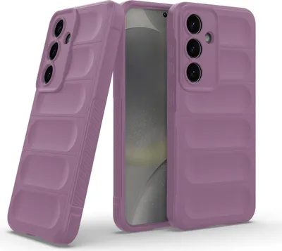 Produktbild von Handy Hülle für Samsung Galaxy S25 Grip Case Cover Schutzhülle Softgrip Farbe: Violett