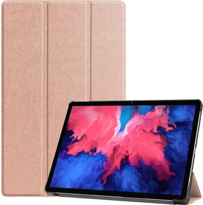 Produktbild von König Design Tablet-Hülle kompatibel mit Lenovo Tab P11 TB-J606F / Tab P11 5G Kunstleder Smart Cover Case Etui Rosa