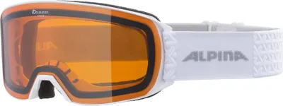 Produktbild von Alpina Sports NAKISKA Wintersportbrille Schwarz, Weiß Unisex Zylindrische (flache) Linse