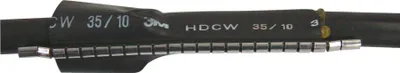 Productafbeelding van 3M HDCW-80/25-500, krimpkous, zwart, 50 cm, 9,3 cm, 1 stuk, 2,5 cm