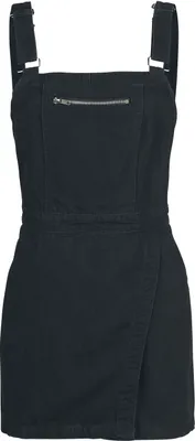 Produktbild von Forplay Kurzes Kleid Damen Latzwickelkleid schwarz XL