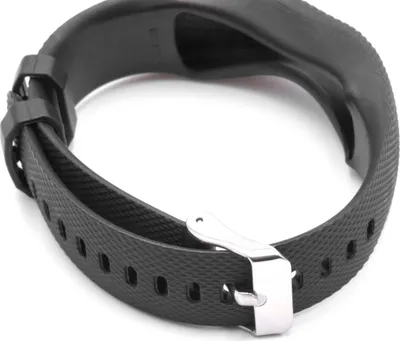 Produktbild von vhbw TPE Ersatz Armband kompatibel mit Garmin Vivofit 4 Fitnessuhr, Smartwatch - 24,5 cm schwarz