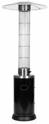 Immagine prodotto di MultiGarden HMXD-E-NP: riscaldatore a gas per terrazza, 9 kW, con regolatore, tubo flessibile e copertura protettiva