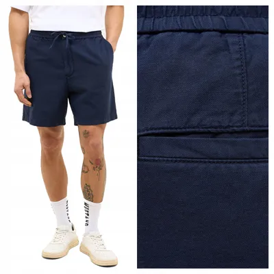 Produktbild von Mustang | Leinen-Joggingshorts W36 Herren Leinen-Joggingshorts