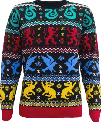 Produktbild von Harry Potter - Pullover für Herren/Damen Uni - weihnachtliches Design HE693 (XXL) (Bunt)